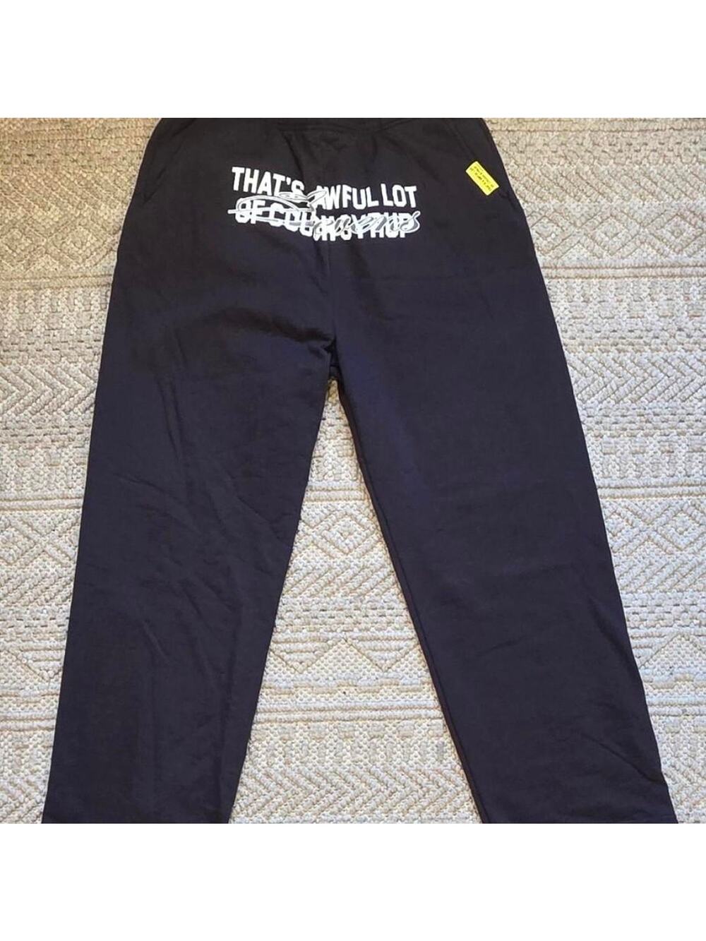 ALOCS That’s A Awful Lot Of Cough Syrup Sweatpants 3XL NWOT